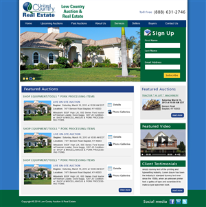 Wordpress Design by webxvision for AuctionServices.com, Inc. | Design: #5004995