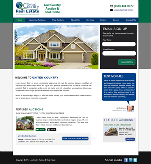 Wordpress Design by webxvision for AuctionServices.com, Inc. | Design: #5012864