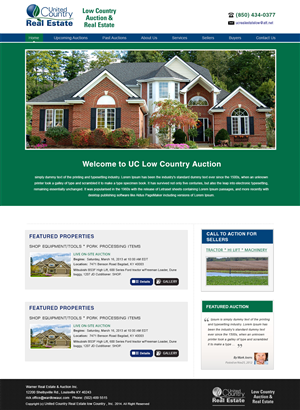 Wordpress Design by webxvision for AuctionServices.com, Inc. | Design: #5019641
