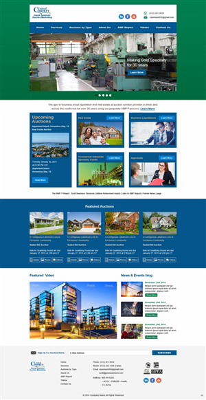 Wordpress Design by pb for AuctionServices.com, Inc. | Design: #5011330
