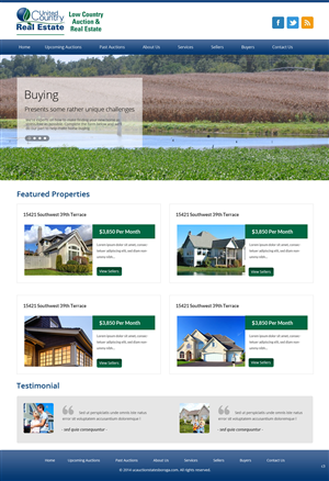 Wordpress Design by pb for AuctionServices.com, Inc. | Design: #5011334
