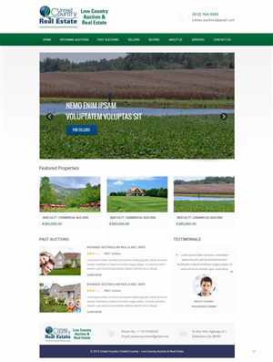Wordpress Design by pb for AuctionServices.com, Inc. | Design: #5011339
