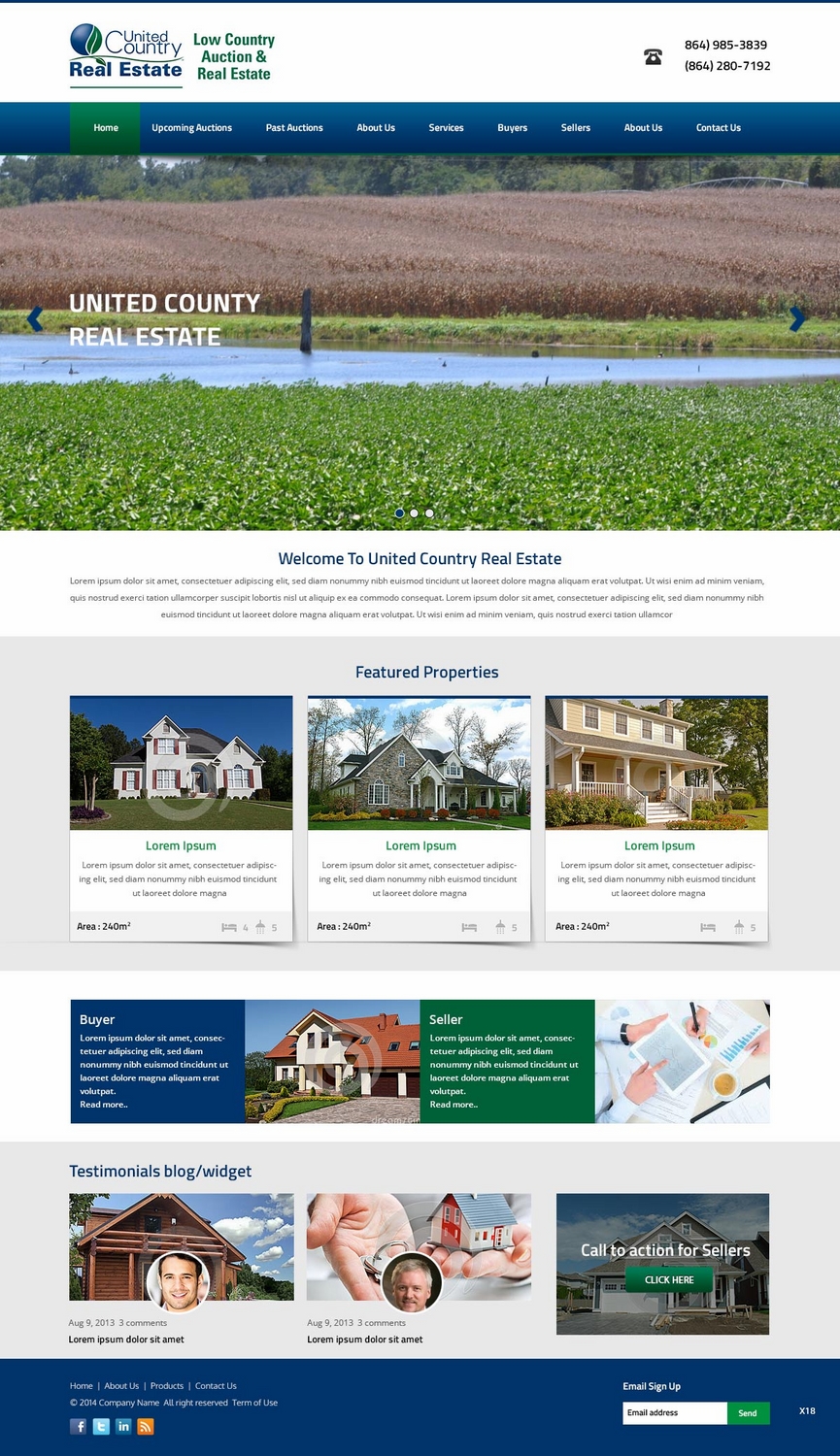 Wordpress Design by pb for AuctionServices.com, Inc. | Design #5011342