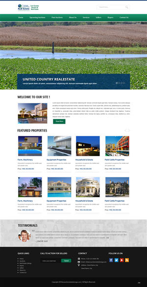 Wordpress Design by pb for AuctionServices.com, Inc. | Design: #5011347