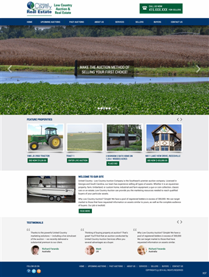 Wordpress Design by pb for AuctionServices.com, Inc. | Design: #5011359