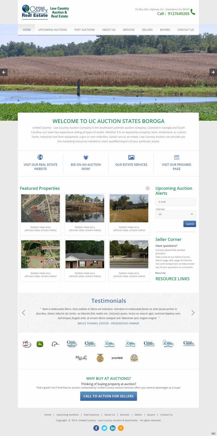 Wordpress Design by pb for AuctionServices.com, Inc. | Design #5011360