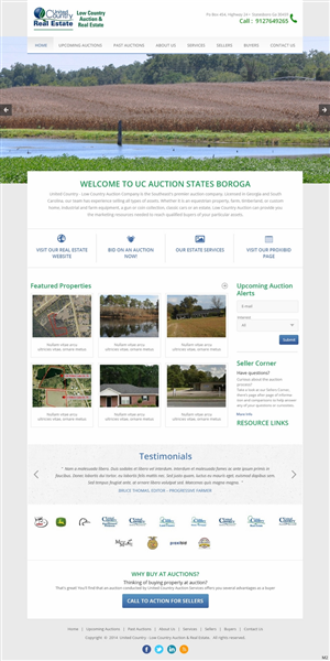 Wordpress Design by pb for AuctionServices.com, Inc. | Design: #5011360