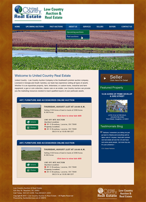 Wordpress Design by Smart Guru for AuctionServices.com, Inc. | Design: #5018691