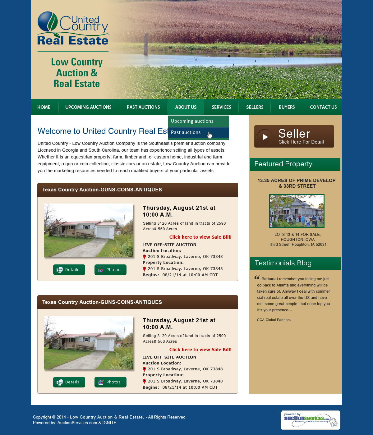 Wordpress Design by Smart Guru for AuctionServices.com, Inc. | Design #5018986