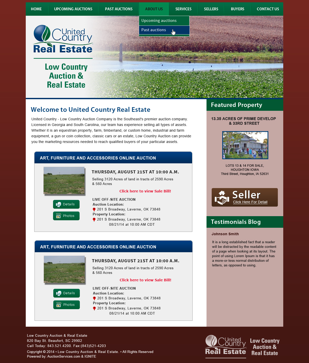 Wordpress Design by Creative X Designs for AuctionServices.com, Inc. | Design #4999794