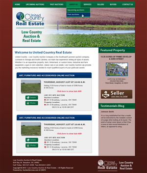 Wordpress Design by creative@hub for AuctionServices.com, Inc. | Design #4999794