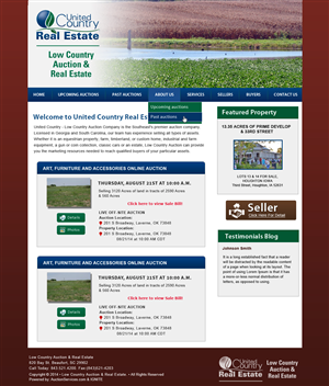 Wordpress Design by Creative X Designs for AuctionServices.com, Inc. | Design: #4999858
