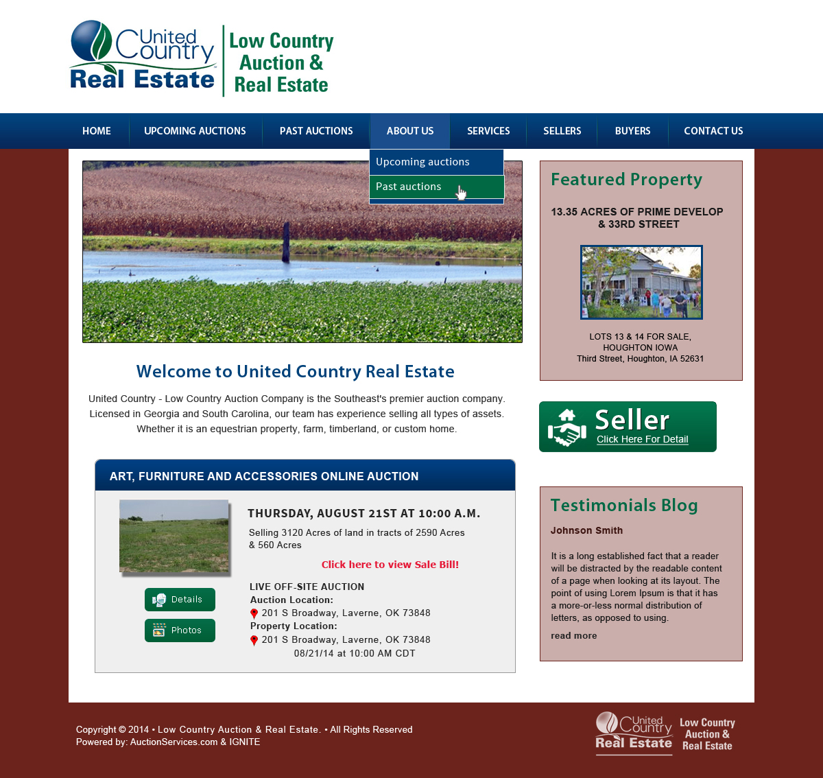 WordPress-Design von Creative X Designs für AuctionServices.com, Inc. | Design #5000109
