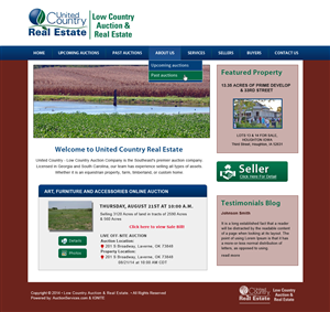 Wordpress Design by Creative X Designs for AuctionServices.com, Inc. | Design: #5000109