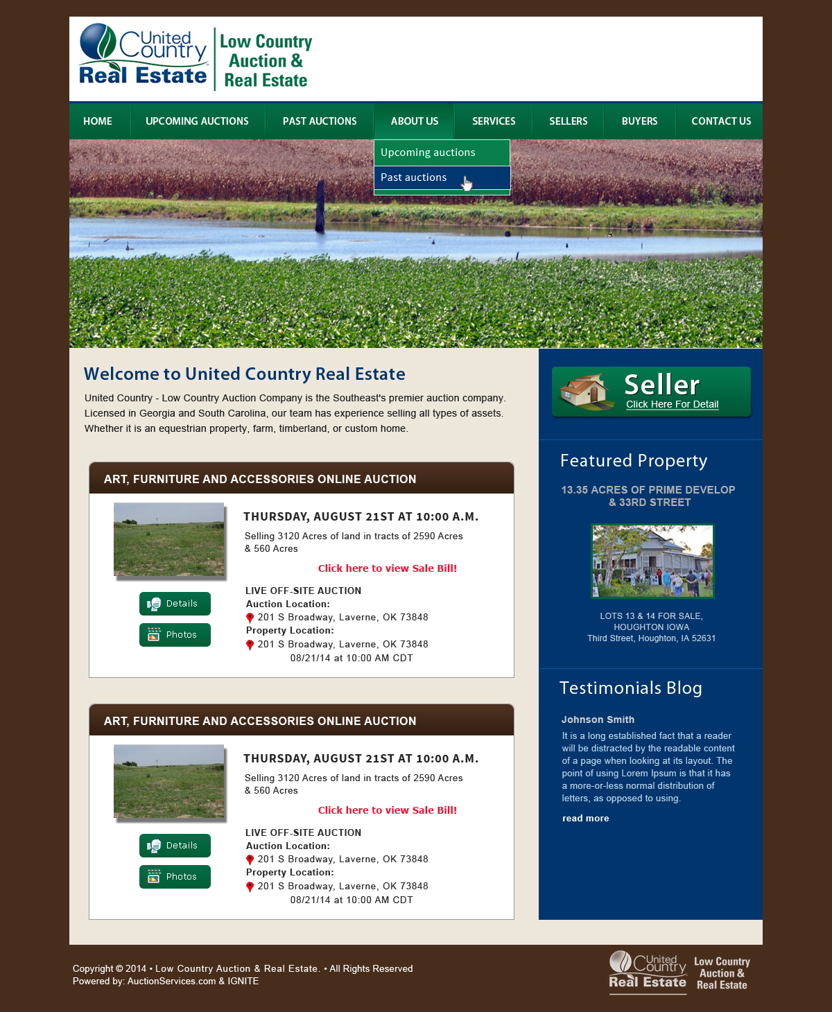 Wordpress Design by Creative X Designs for AuctionServices.com, Inc. | Design #5000406