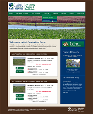 Wordpress Design by Creative X Designs for AuctionServices.com, Inc. | Design: #5000406
