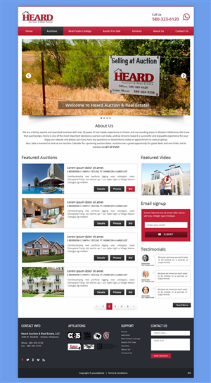 Wordpress Design by pb for AuctionServices.com, Inc. | Design: #5011317