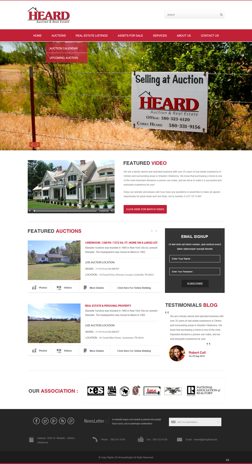 Diseño Wordpress por pb para AuctionServices.com, Inc. | Diseño #5011318