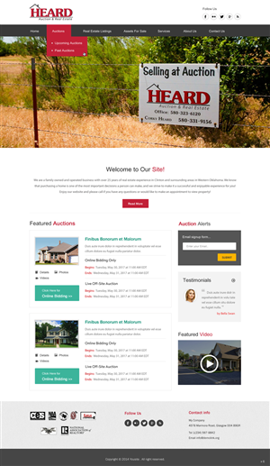 Wordpress Design by pb for AuctionServices.com, Inc. | Design: #5011322