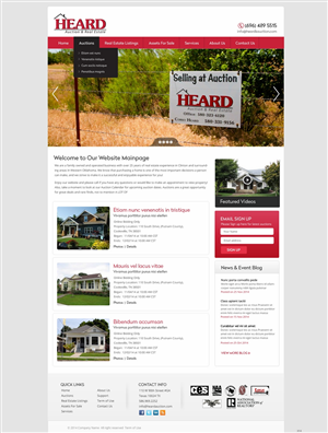 Wordpress Design by pb for AuctionServices.com, Inc. | Design: #5011324