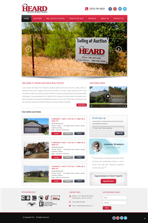 Wordpress Design by pb for AuctionServices.com, Inc. | Design: #5011327