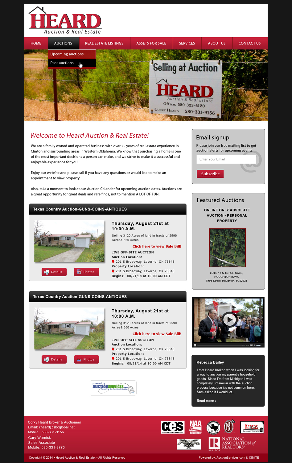 Wordpress Design by Smart Guru for AuctionServices.com, Inc. | Design #5015209