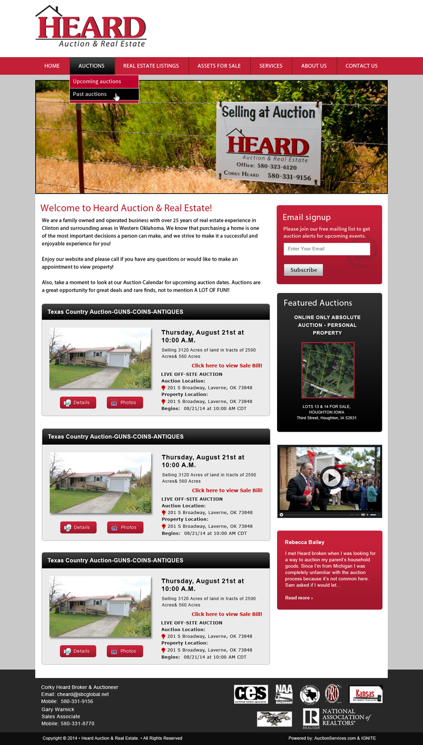 Diseño Wordpress por Smart Guru para AuctionServices.com, Inc. | Diseño #5015370