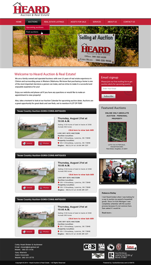 Wordpress Design by Smart Guru for AuctionServices.com, Inc. | Design: #5015415