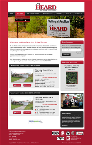 Wordpress Design by Smart Guru for AuctionServices.com, Inc. | Design: #5015634