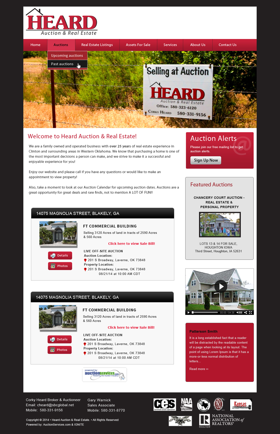 Diseño Wordpress por Creative X Designs para AuctionServices.com, Inc. | Diseño #4995690