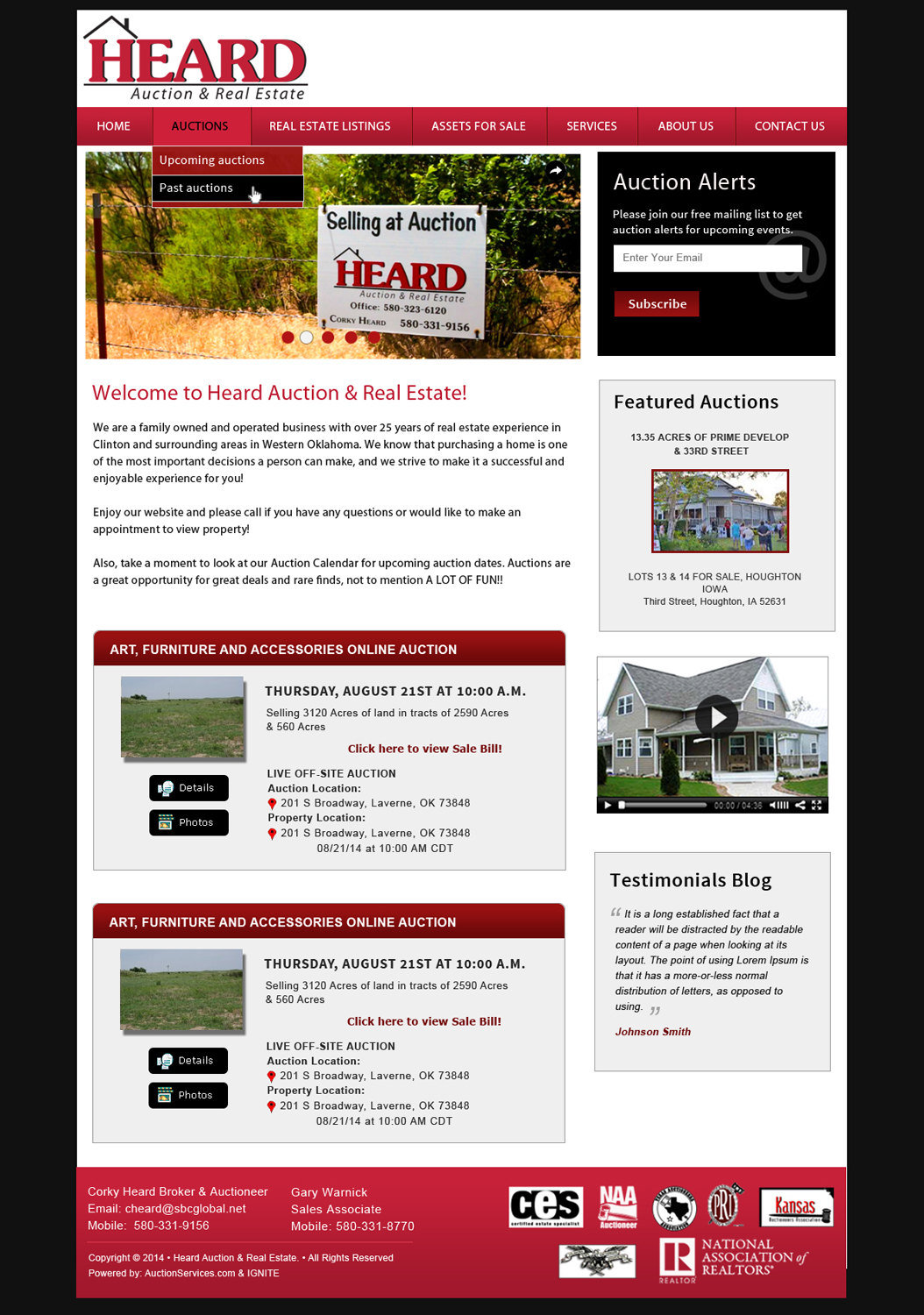 WordPress-Design von Creative X Designs für AuctionServices.com, Inc. | Design #4995825