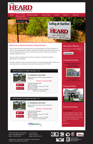 Wordpress Design by Creative X Designs for AuctionServices.com, Inc. | Design: #4996000
