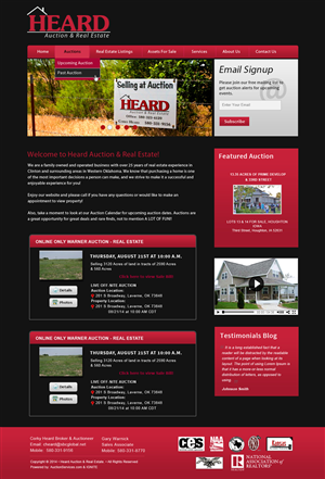 Wordpress Design by Creative X Designs for AuctionServices.com, Inc. | Design: #4996077