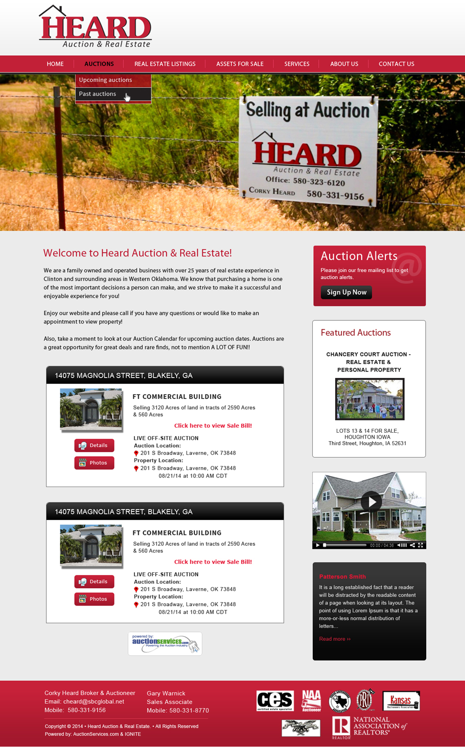 Diseño Wordpress por Creative X Designs para AuctionServices.com, Inc. | Diseño #4996125