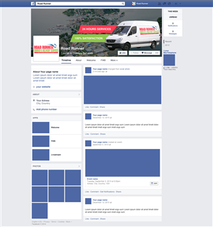 Facebook-Design von Lauren für dieses Projekt | Design #4994488