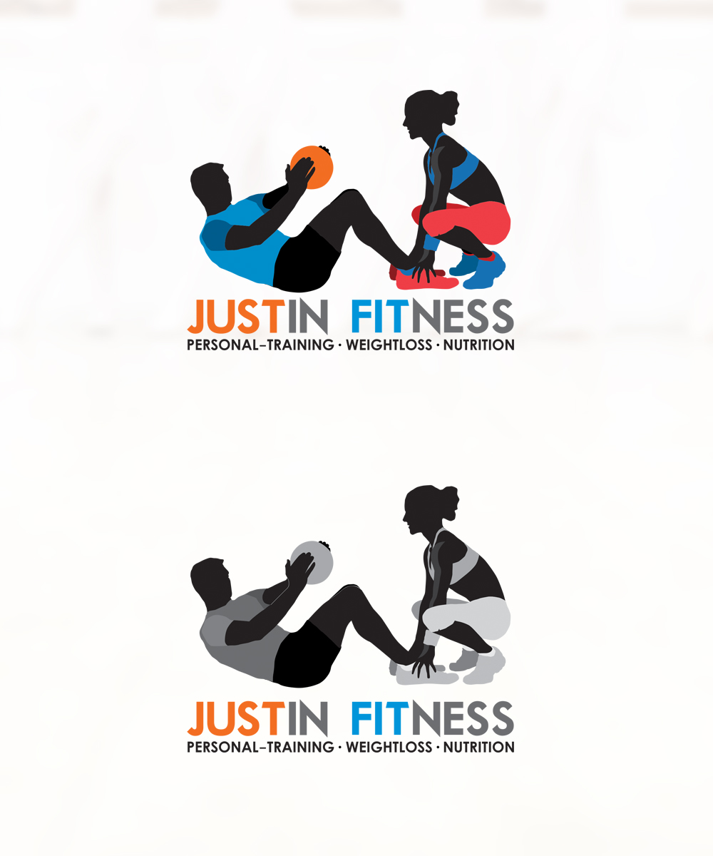 Logo Design by Sheeraz for Justin fitness | Design #5054386