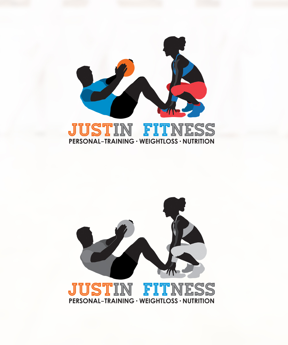 Logo Design by Sheeraz for Justin fitness | Design #5054389