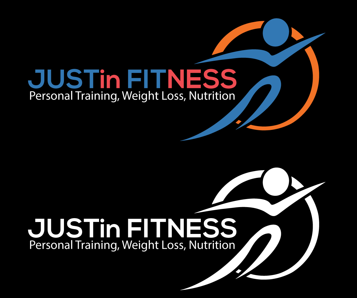 Logo Design by Khan01 for Justin fitness | Design #5076789