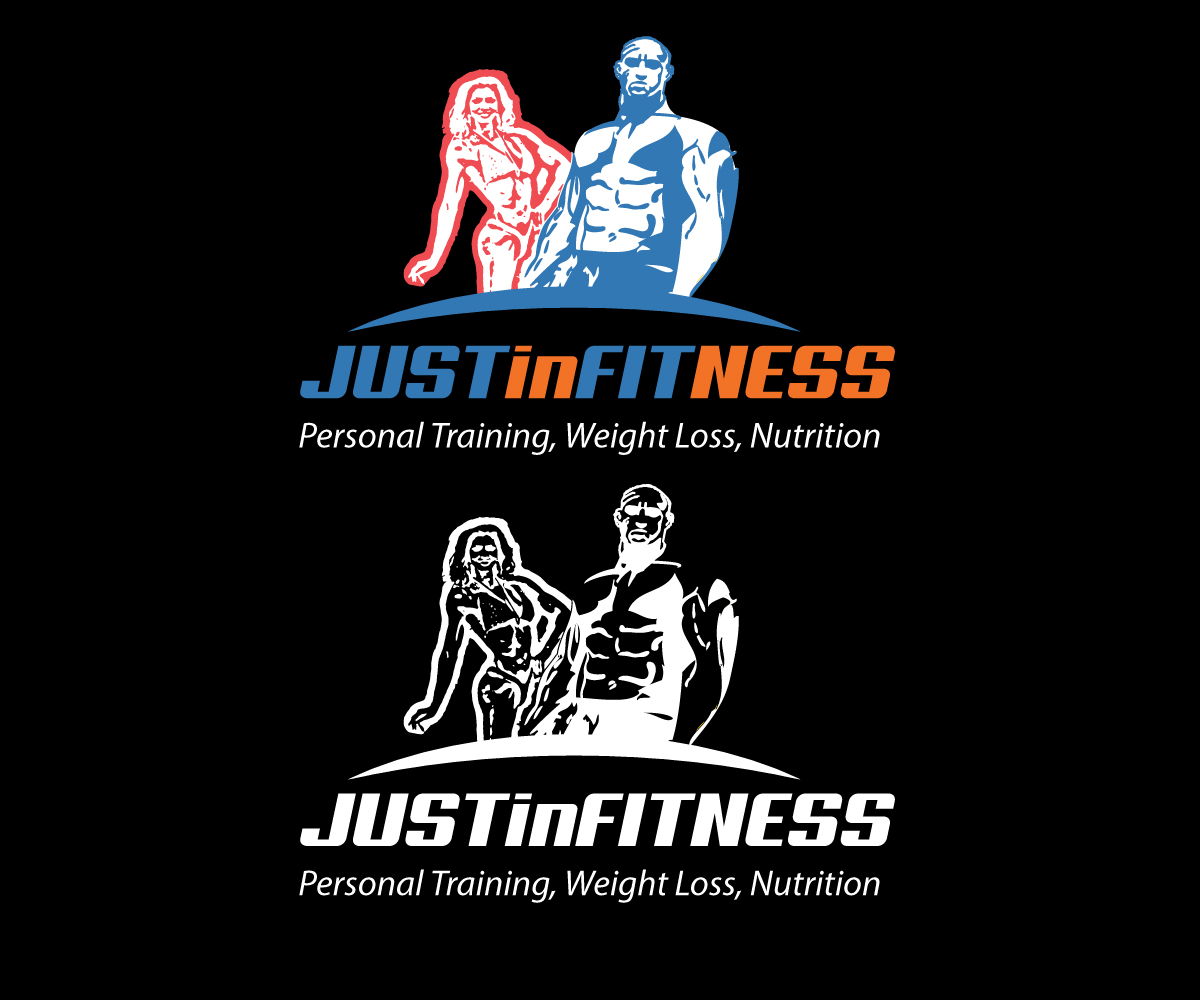 Logo Design by Khan01 for Justin fitness | Design #5077077