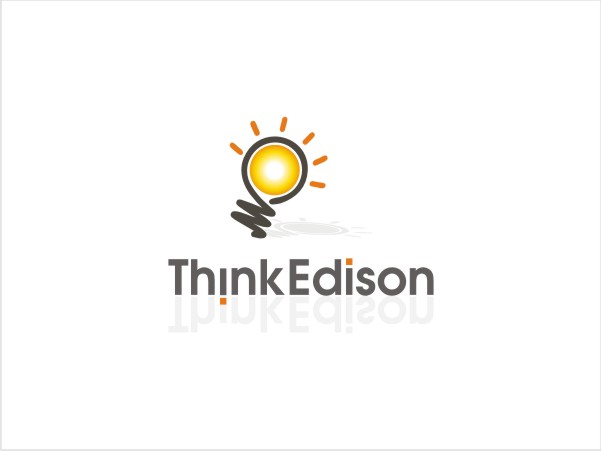 Bold Modern Advertising Logo Design For Think Edison By