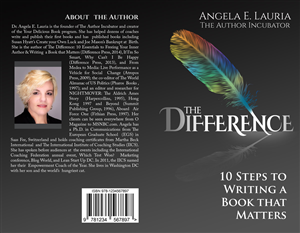 Clean book cover design for book about writing a book