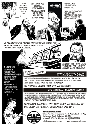 Poster Design by Voltage Gated for Moran Security Ltd | Design: #250643