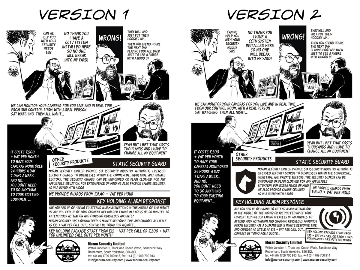 Poster Design by Voltage Gated for Moran Security Ltd | Design: #251049