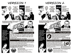 A4 Black & White Advert 