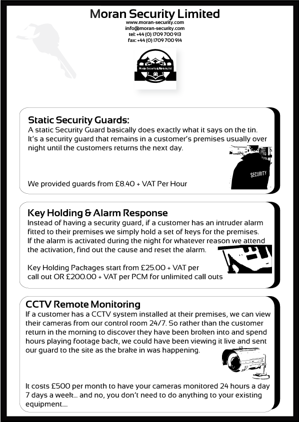 Diseño de Póster por Hexatechbd para Moran Security Ltd | Diseño #247943