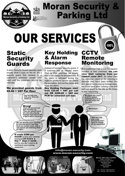 Poster-Design von ZT Graphic Designers für Moran Security Ltd | Design #248158