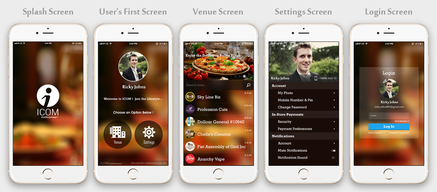 Diseño de aplicación (App) por huzefa072 para Instant Communication, INC | Diseño #5080227