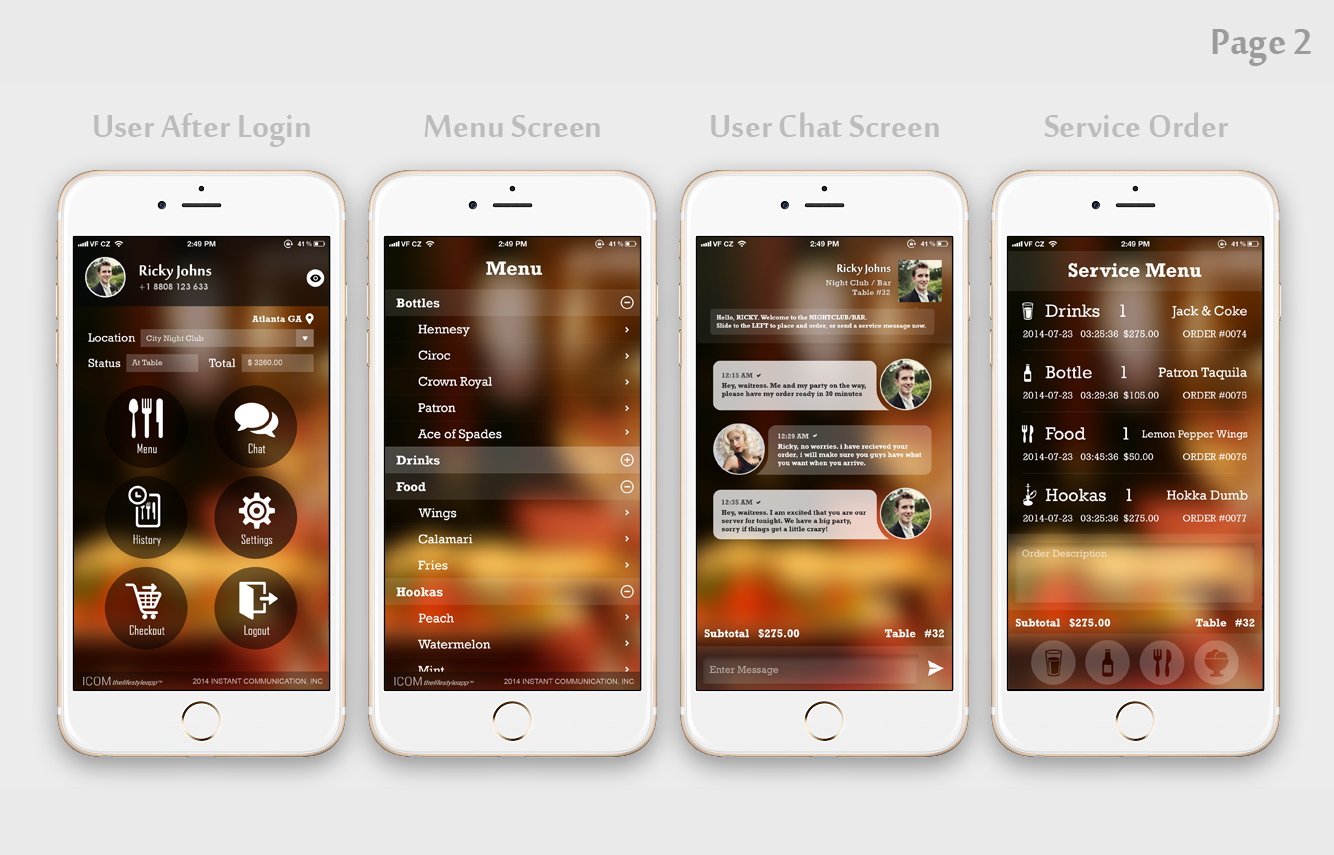 App Design by huzefa072 for Instant Communication, INC | Design #5086262