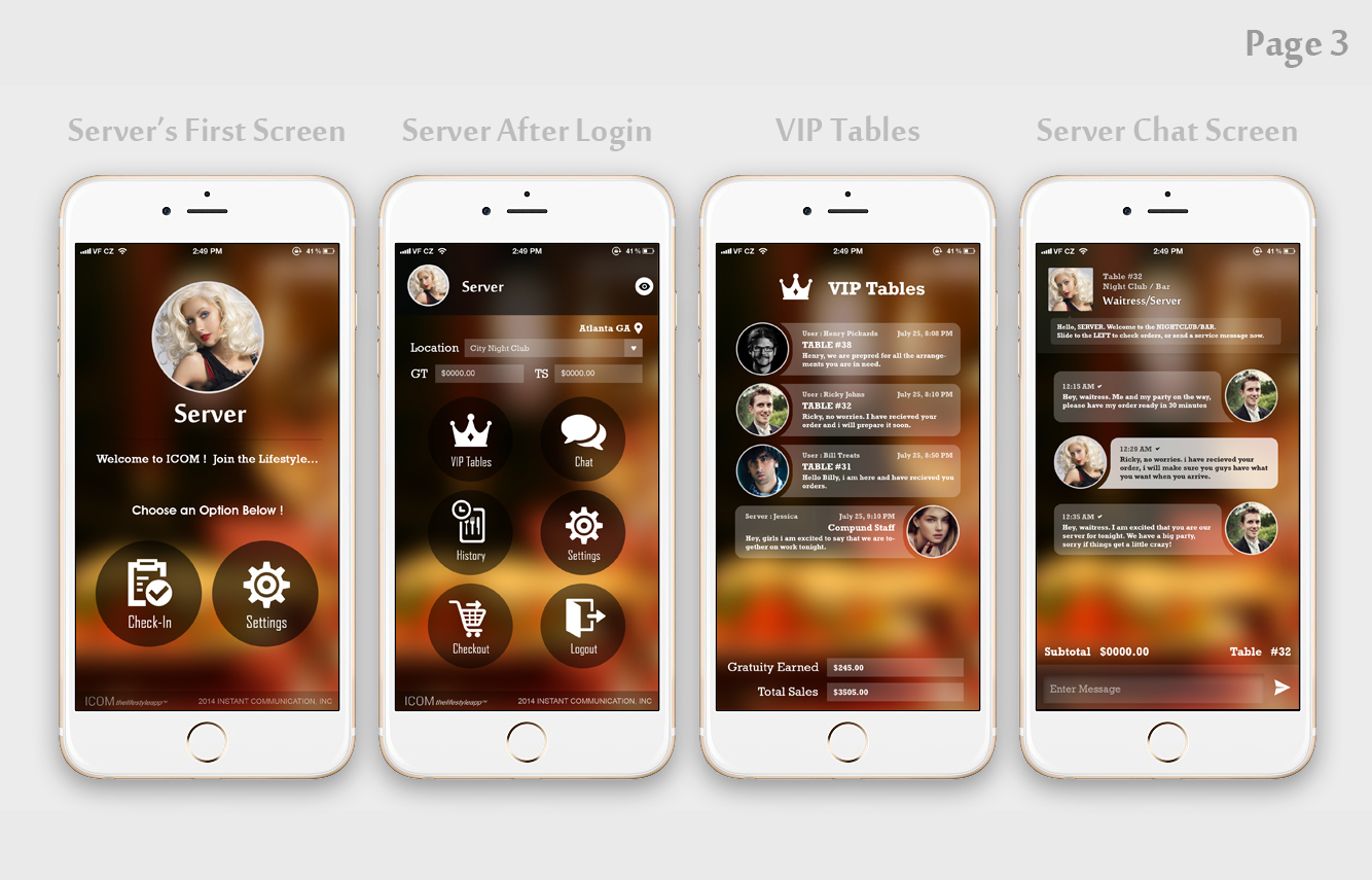 App Design by huzefa072 for Instant Communication, INC | Design #5086266