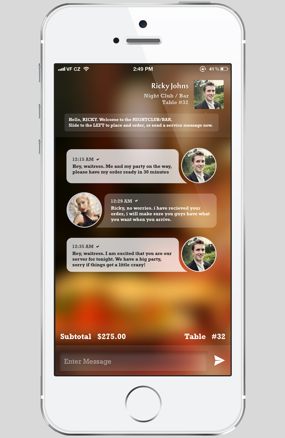 App Design by huzefa072 for Instant Communication, INC | Design #5086294